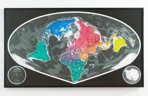 Buy map Sinu-Mollweide World Map, Version 2