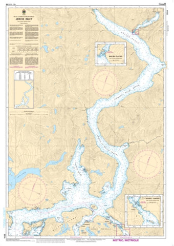 Buy map Jervis Inlet by Canadian Hydrographic Service