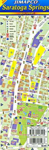 Buy map Saratoga Springs, New York, Quickmap by Jimapco