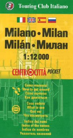 Buy map Milan, Italy Pocket Map by Touring Club Italiano