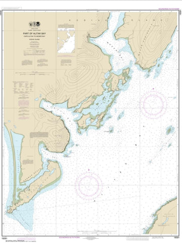 Buy map Alitak Bay-Cape Alitak to Moser Bay (16591-10) by NOAA