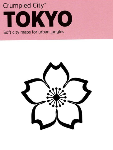 Buy map Tokyo, Japan Crumpled City Map by Palomar S.r.l.