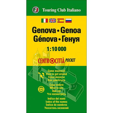 Buy map Genova, Italy Pocket Map by Touring Club Italiano