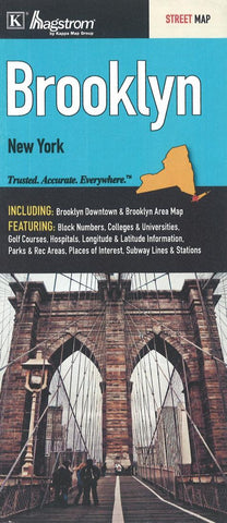 Buy map Brooklyn, New York by Kappa Map Group