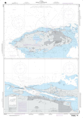Buy map Nassau And Approaches (NGA-26309-27) by National Geospatial-Intelligence Agency