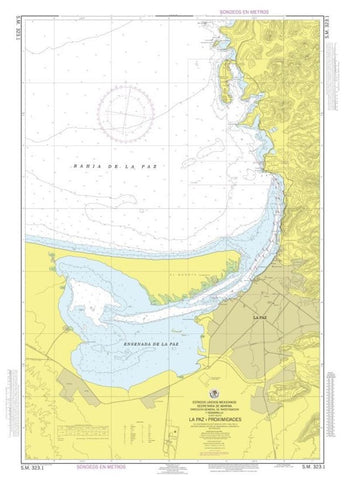 Buy map La Paz y Proximidades by Secretaria de Marina