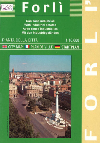 Buy map Forli, Italy by Litografia Artistica Cartografica