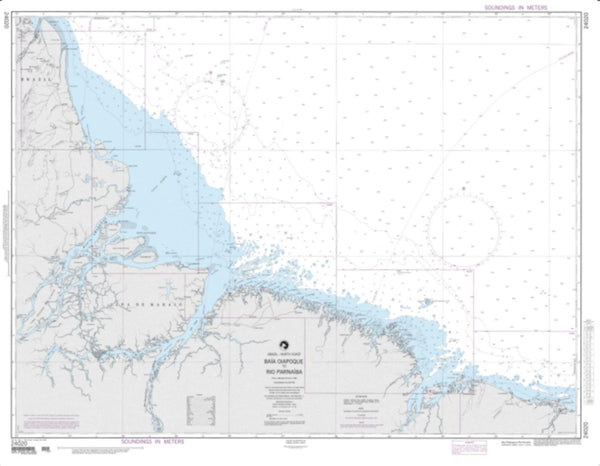 Buy map Baio Do Oiapoque To Rio Parnaiba (NGA-24020-47) by National Geospatial-Intelligence Agency