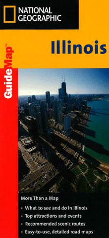 Buy map Illinois GuideMap by National Geographic Maps