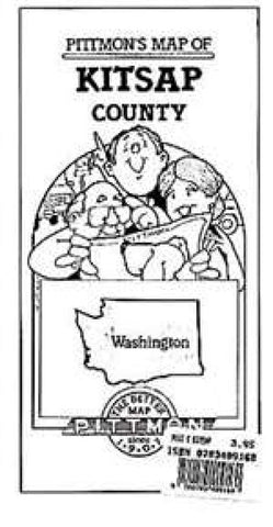 Buy map Kitsap County, Washington by Pittmon Map Company