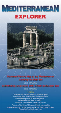 Buy map Mediterranean : explorer