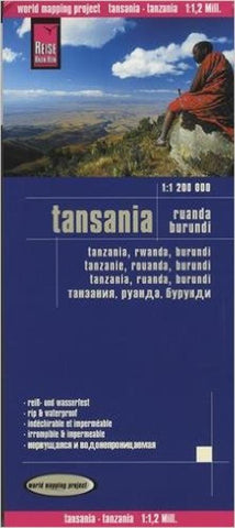 Buy map Tanzania, Rwanda, and Burundi by Reise Know-How Verlag