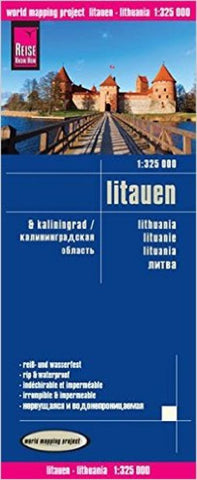 Buy map Lithuania (+ Kaliningrad) by Reise Know-How Verlag