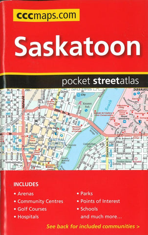 Buy map Saskatoon SK, Pocket Street Atlas by Canadian Cartographics Corporation