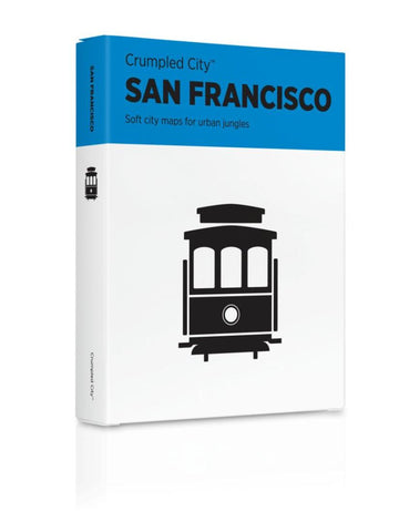 Buy map Crumpled City Map-San Francisco