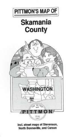 Buy map Skamania County, Washington by Pittmon Map Company