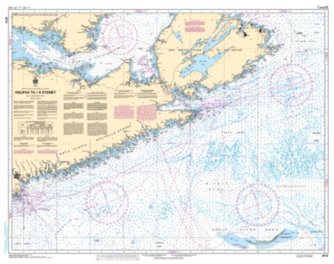 Buy map Halifax to/a Sydney by Canadian Hydrographic Service