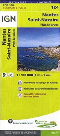 Buy map Sheet 124. Nantes - St.Nazaire