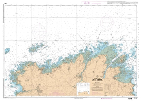 Buy map De lile Grande a lile de Brehat by SHOM