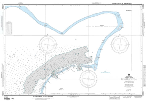 Buy map Rongelap Atoll, Northeastern Part, Marshall Islands (NGA-81565-2) by National Geospatial-Intelligence Agency