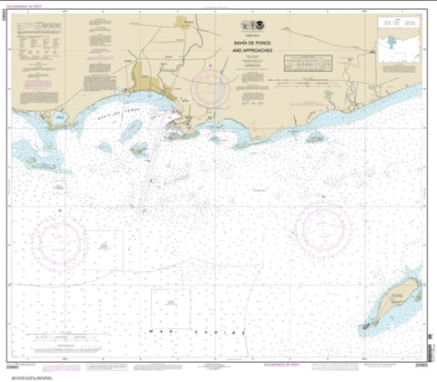 Buy map Bahia de Ponce and Approaches (25683-20) by NOAA