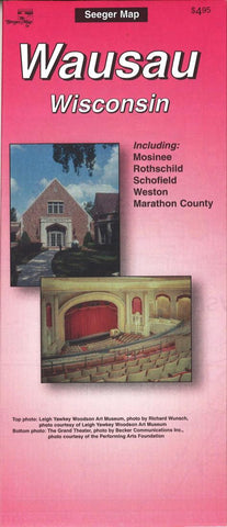 Buy map Wausau, Wisconsin by The Seeger Map Company Inc.