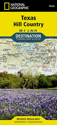 Buy map Texas Hill Country DestinationMap