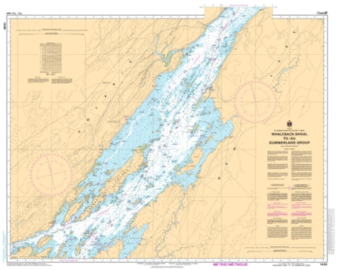 Buy map Whaleback Shoal to/au Summerland Group by Canadian Hydrographic Service