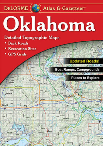 Buy map Oklahoma, Atlas and Gazetteer by DeLorme