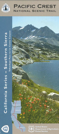 Buy map Pacific Crest Trail: The Southern Sierra Nevada - Tehachapi Pass to Le Conte