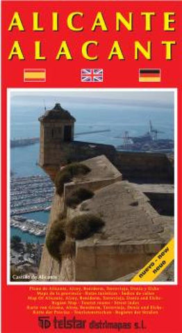 Buy map Alicante : Alacant Road Map