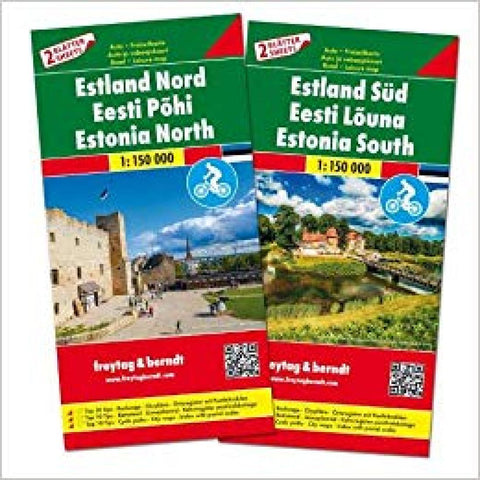 Buy map Estland Nord : Estland Süd : Auto + Freizeitkarte : 1:150 000 = Eesti Põhi : Eesti Lõuna : Auto ja vabaajakaart : 1:150 000 = Estonia North : Estonia South : Road + Leisure map : 1:150 000 = Estonie du Nord : Estonie du Sud : carte routière + de lois
