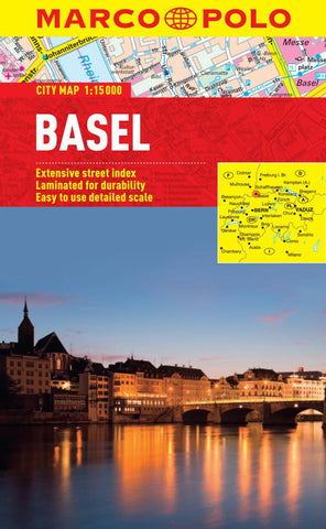 Buy map Basel, Switzerland by Marco Polo Travel Publishing Ltd