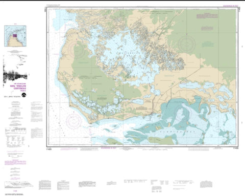 Buy map Everglades National Park Whitewater Bay (11433-14) by NOAA