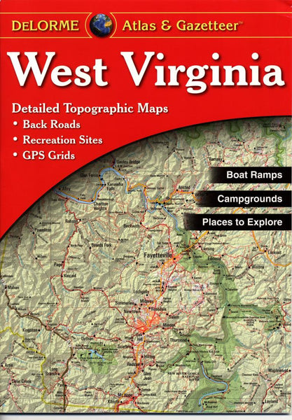 Buy map West Virginia, Atlas and Gazetteer by DeLorme