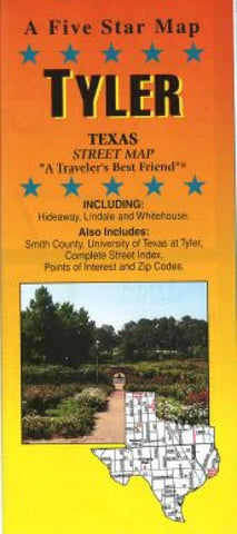Buy map Tyler, Texas by Five Star Maps, Inc.