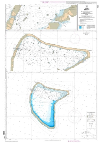 Buy map Aratika - Passe Fainukea - Passe Tamaketa by SHOM