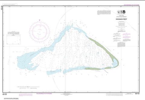 Buy map United States Possesion Kingman Reef (83153-2) by NOAA