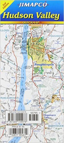 Buy map Hudson Valley, New York, Quickmap by Jimapco