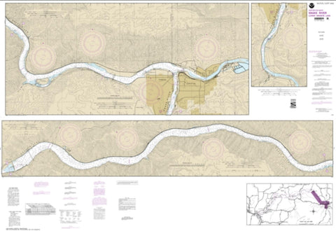 Buy map Snake River-Lower Granite Lake FRANKLIN D. ROOSEVELT LAKE (18548-5) by NOAA