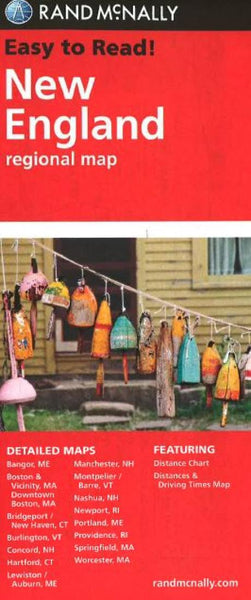 Buy map New England, Regional by Rand McNally