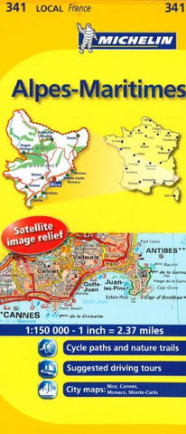 Buy map Alpes Maritimes, France (341) by Michelin Maps and Guides