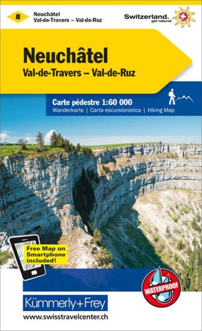 Buy map Neuchatel : Switzerland Hiking Map #8