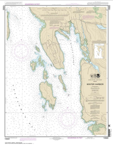 Buy map Winter Harbor (13322-10) by NOAA