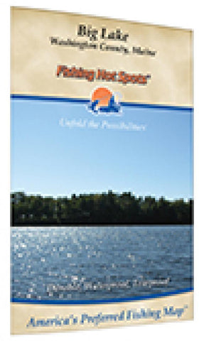 Buy map Big Lake (Laminated) Fishing Map