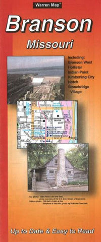 Buy map Branson, Missouri by The Seeger Map Company Inc.