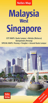 Buy map Malaysia, Western and Singapore by Nelles Verlag GmbH