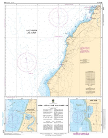 Buy map Point Clark to/a Southampton by Canadian Hydrographic Service