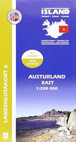 Buy map East Iceland, Regional Map 6 - 1:200,000