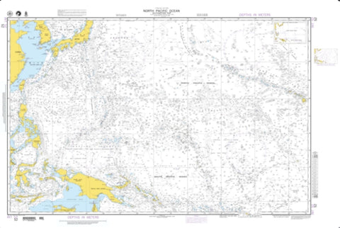 Buy map North Pacific Ocean - Southwestern Part (NGA-52-1) by National Geospatial-Intelligence Agency